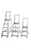 tikli Mobile ladder pth105 tikli 5-steps platform height 1,14 m