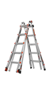 tikli Telescopicstege 5,7 m tikli med justerbar fot