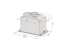 savo Spiskåpa savo dgh-m3705-s 52cm rst