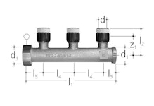 ML MANIFOLD GF 20mm 3-CONNECTION MS