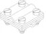 obo bettermann Ristiliitin obo 252/din rd 8-10/rd 8-10 ft