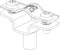 obo bettermann Distantsklamber m6 avaga asg 732 12 a4 10-12mm e30-e90
