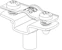 obo bettermann Distantsklamber m6 avaga asg 732 10 a2 8-10mm e30-e90