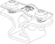 obo bettermann Distantsklamber pikiavaga asl 733 10 a2 8-10mm e30-e90