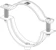 obo bettermann Distantsklamber m6 avaga asg 732 63 ft 53-63mm e30-e90