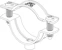 obo bettermann Distantsklamber m6 avaga asg 732 36 g 30-36mm e30-e90