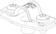 obo bettermann Putkikiinnike asg 732 8 g, 7-8mm, m6