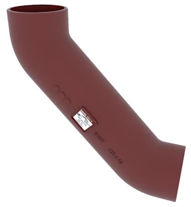saint-gobain Gjutjärn dubbel böj sma 100x88