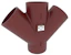 saint-gobain pam Cast iron double branch smu 100x100x100x45