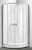 opal Shower cubicle opal 9090 round clear glass checker back panel