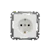 schneider electric Kištukinis lizdas 1x16a su aps 2p+e baltas