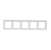 schneider electric 5-vietis rėmelis baltas