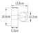 konstsmide Outdoors wall luminaire modena 7571-750 bl 2x35w gu10
