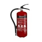 EXTINGUISHER 4KG 27A 233B C INCLUDES HOSE AND WALL BRACKET
