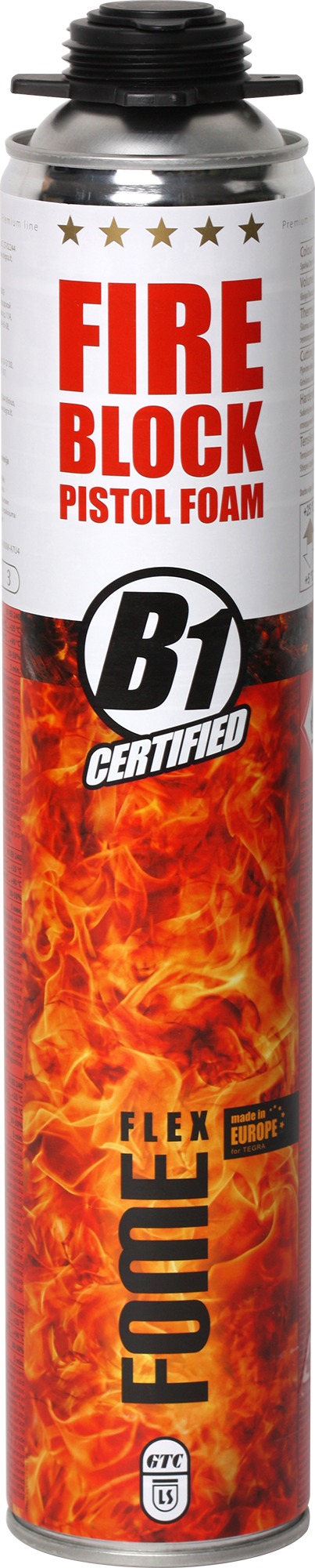 MONTAVIMO PUTOS FLEX FIRE BLOCK 750ML ESD