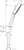hansgrohe Hand shower set hansgrohe pulsify 105 3j 1,25m chrom