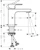 hansgrohe Basin mixer hansgrohe vernis shape 100 w/o w m.bl
