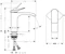 hansgrohe Basin mixer hansgrohe vivenis 110 w/o w m.bl