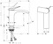 hansgrohe Basin mixer hansgrohe vivenis 110 coolst.popup chr