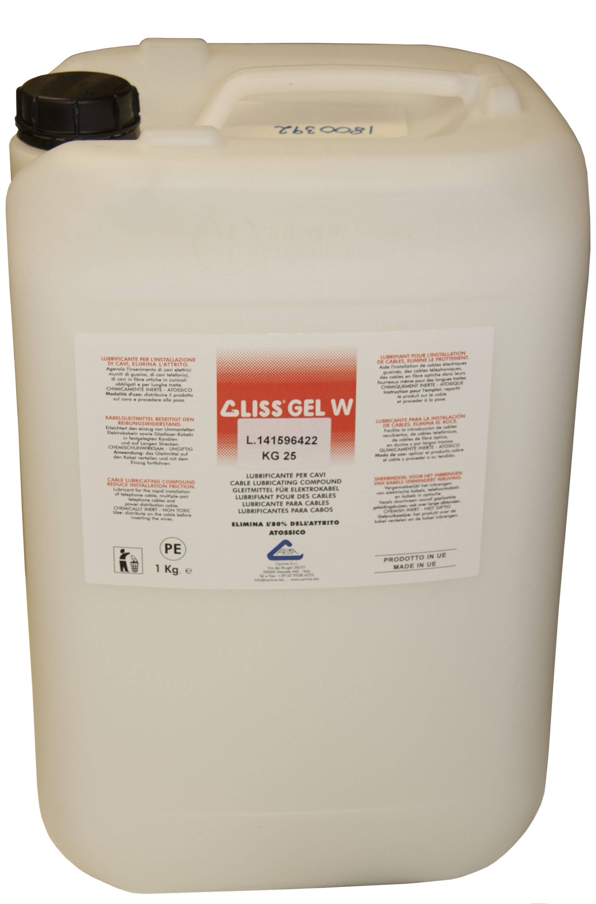 Glidemiddel fibertrekking 25kg