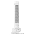 FLOOR TOWER FAN NEDIS 76CM 50W WITH REMOTE WHITE