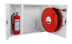 FIRE HOSE REEL CABINET PRESTO 3/240 KOMBI VERTICAL 25mm/30m