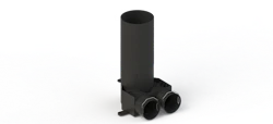 DIFUZORIAUS PAJUNGIMO DĖŽĖ K2DN125, DN125-2X75, SLIM