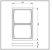 abb Täckram 2-vägs,100mm,vit,impressivo
