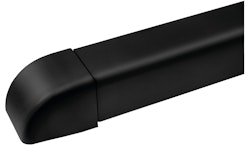 AC DUCT BLACK ARTIPLASTIC 80X60 END COVER