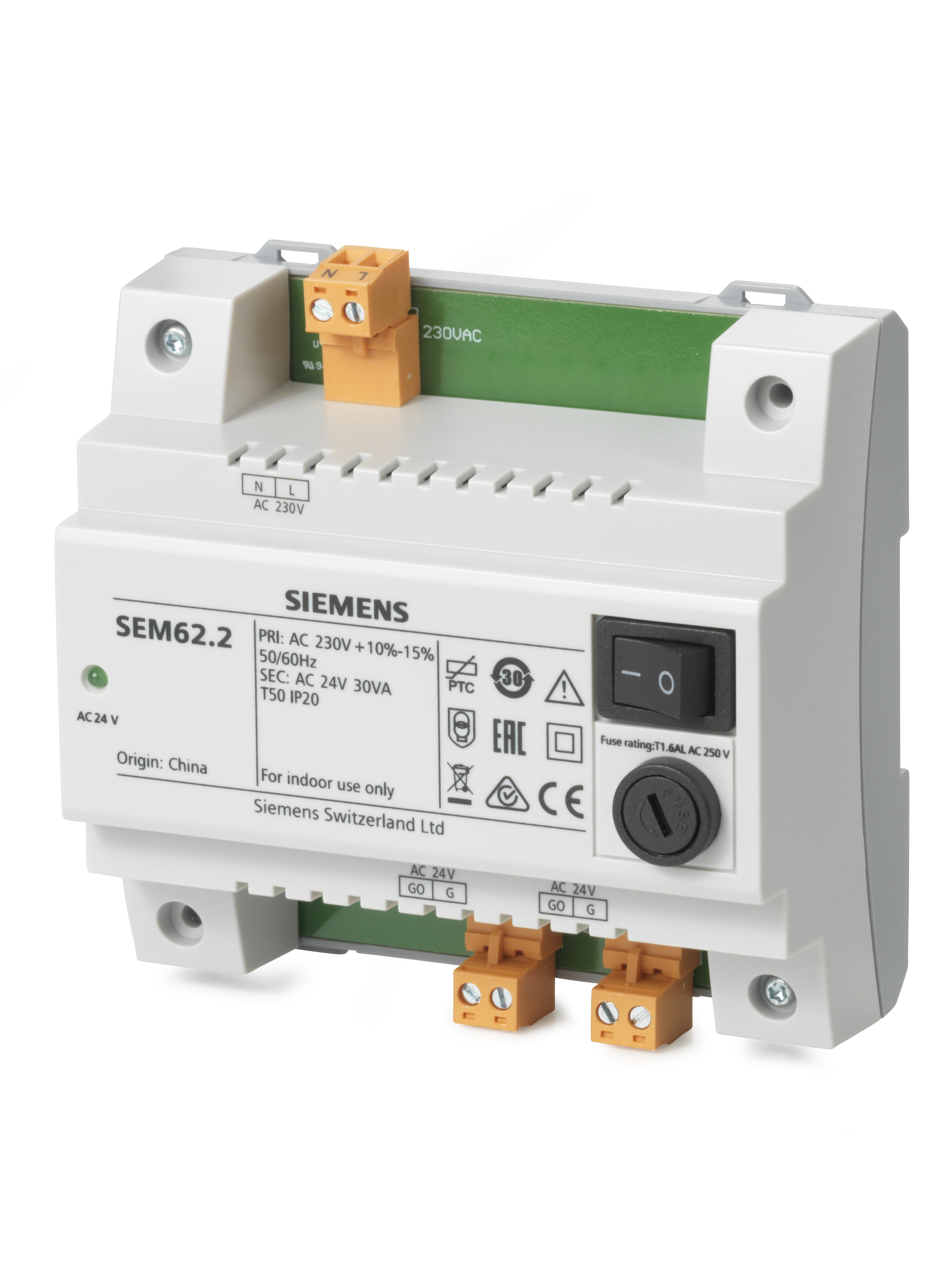 TRAFO SEM62.2 230/24 V AC 30VA