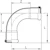 inoxpres Inoxpres līkums 90° ie/ie 15mm en1.4404/316l