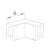 hager Internal corner tehalit r3041 fwk3e 50x210 t.white