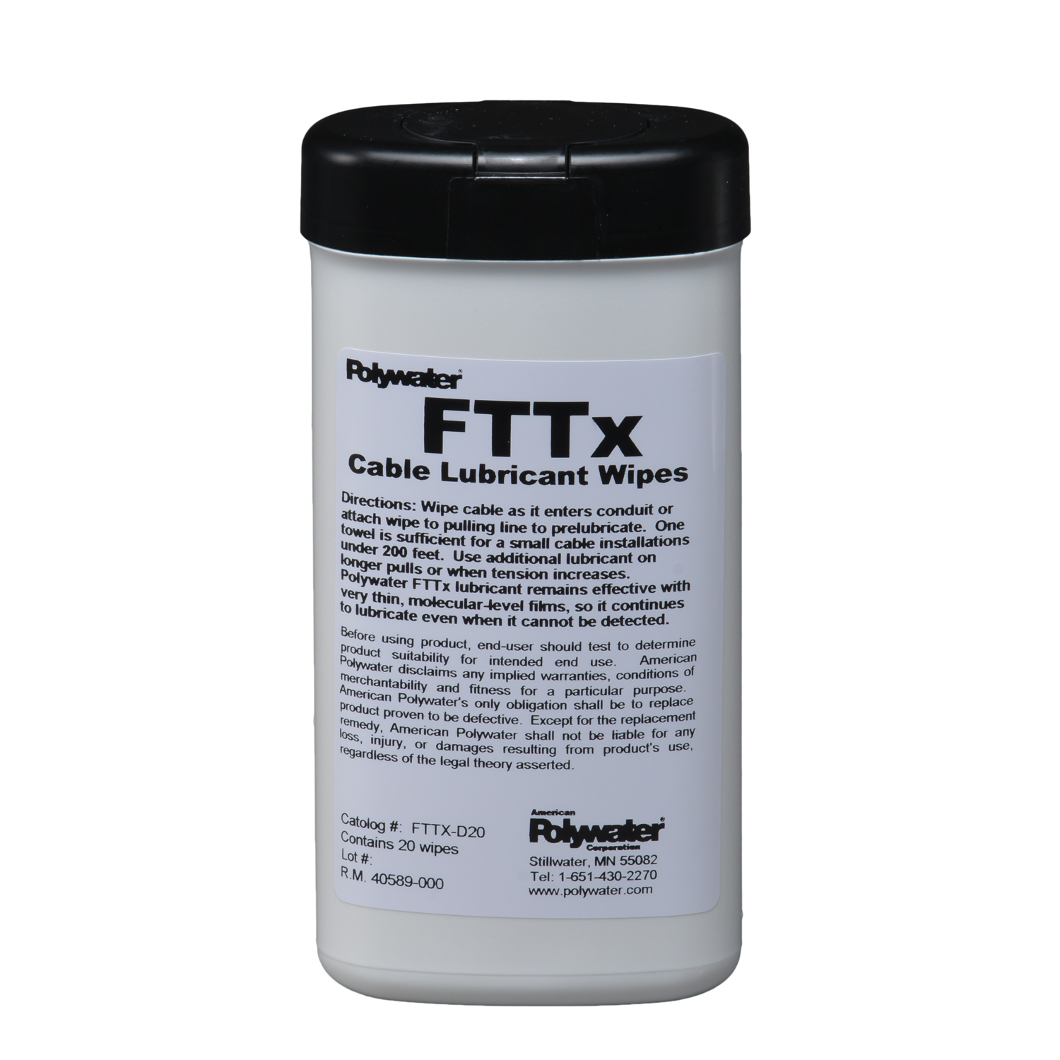 Smøreservitter Lubricant FTTx