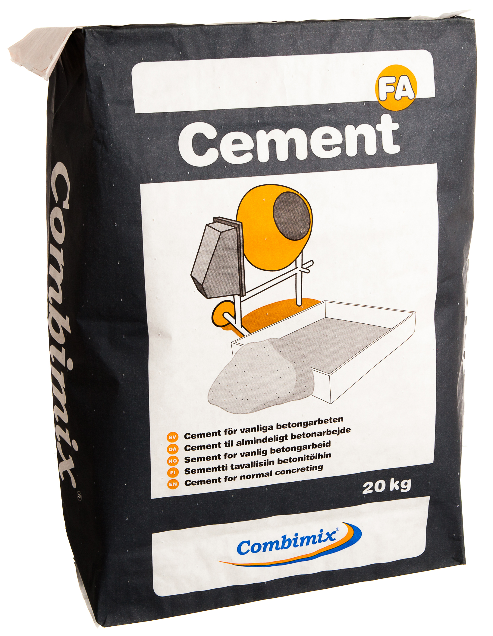combimix Cement fa 20kg 48 st/pall sandblandas