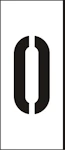 MÄRKSYSTEM H25 VIT BOKSTAV O