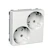 schneider electric Exxact uttag 2s/16a/ip21 u ram diag vit
