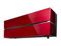 KAITEKI varmepumpe 6600 Rubinrød innedel - versjon 2