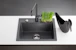 stala Kitchen sink stala ceg51-57 composite black