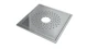 purus Square grid purus design drop 197x197mm k6mm opening