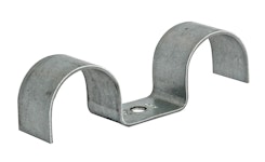 COVER PIPE HOLDER 25-28MM ZN FOR 2-PIPES