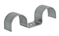 COVER PIPE HOLDER 25-28MM ZN FOR 2-PIPES