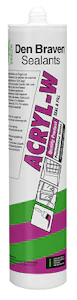 den braven Hermētiķis akrila db 300ml acryl-w balts