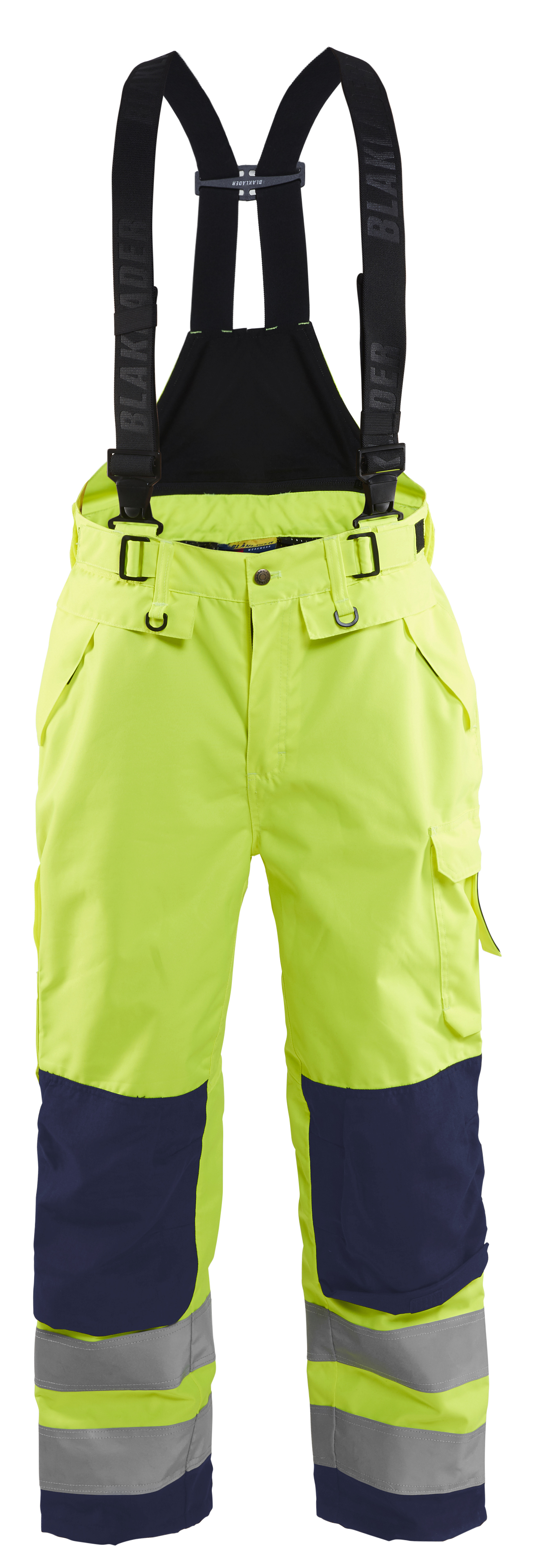 blåkläder Trousers blåkläder size d84 yellow/navy blue