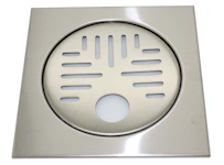 SQUARE GRATING MATTE ONNLINE 197x197mm 32mm HOLE SS
