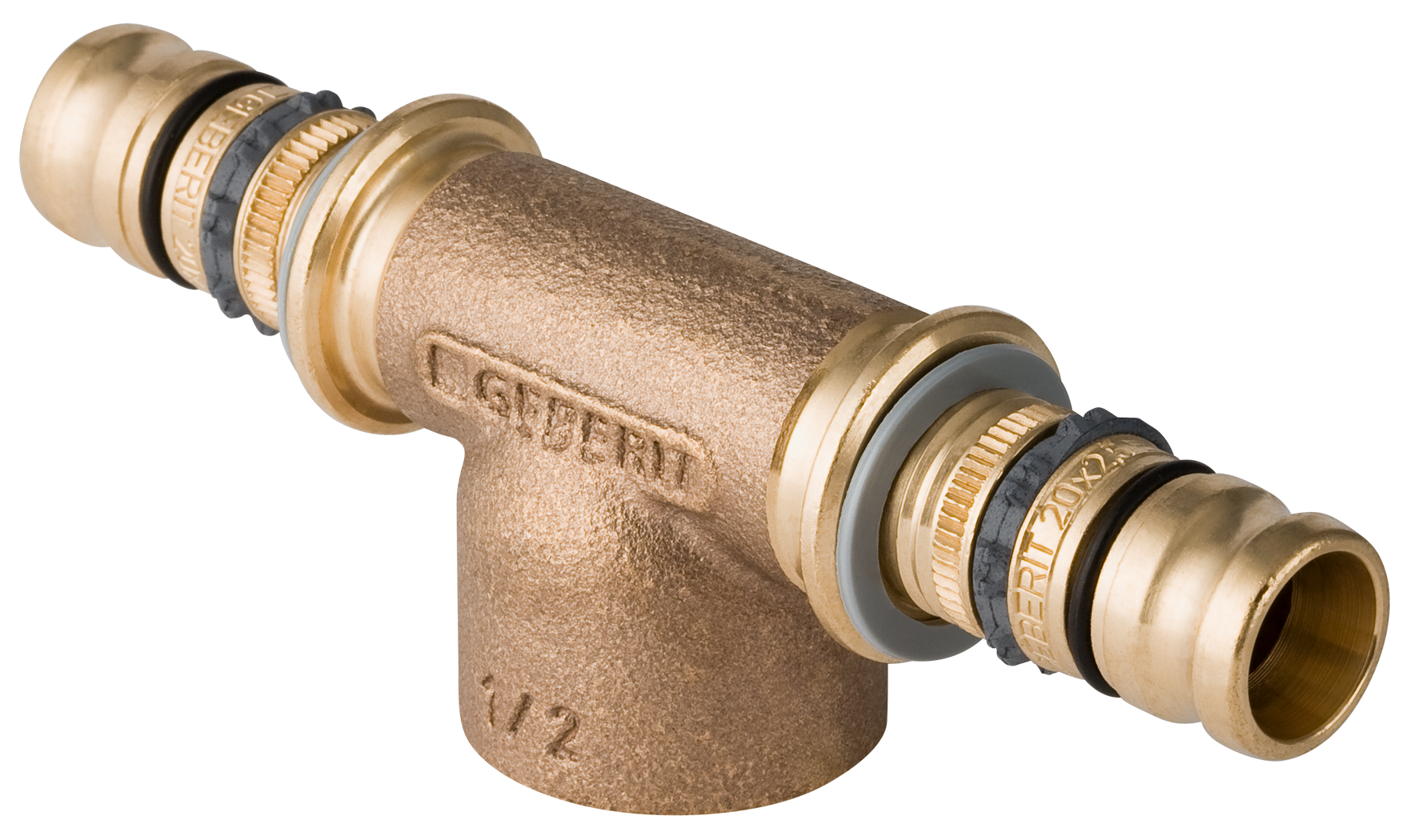mepla Geberit mepla t-piece ft 50x1/2x50 gm