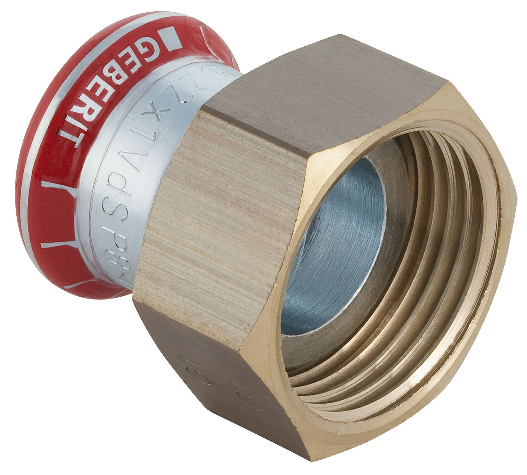 mapress Press adapter with ft zn 35x1 1/2 union nut mapress