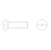 onnline Slotted screw zn m4x20 din 84 cyl.head 4.6