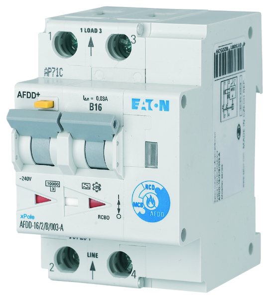eaton Vikavirtajohdonsuojakatkaisija afdd-16/2/b/001-li/a