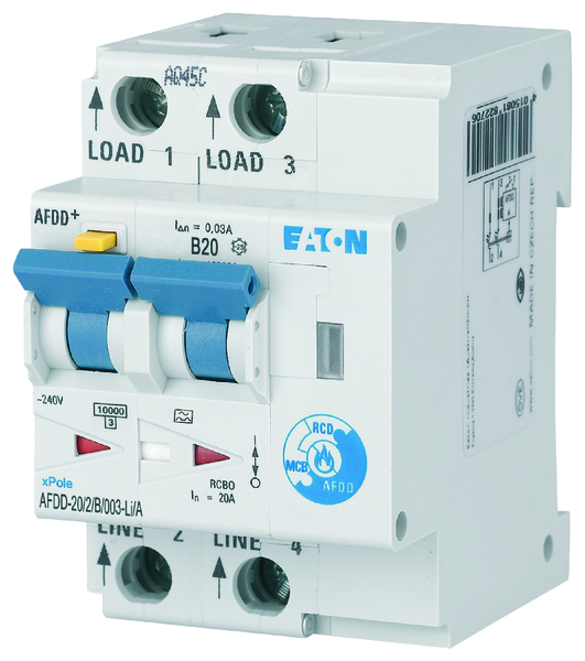eaton Vikavirtajohdonsuojakatkaisija afdd-20/2/b/003-li/a