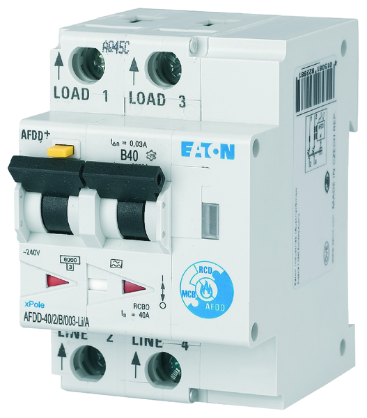 eaton Vikavirtajohdonsuojakatkaisija afdd-40/2/b/003-li/a